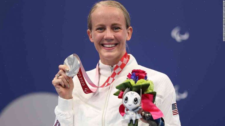 Mallory Weggemann: Paralympic swimmer who had leg amputated reveals what makes swimming 'time-tested'